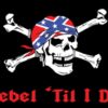 Rebel Til I Die Flag, Rebel Flags, Pirate Flags, Confederate Flags, Flags