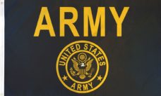 US Army Gold Flag, Military Flags, Army Flags, Army Gold Flag