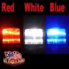 Solar Beacon Light Red White And Blue, Flagpole Lights