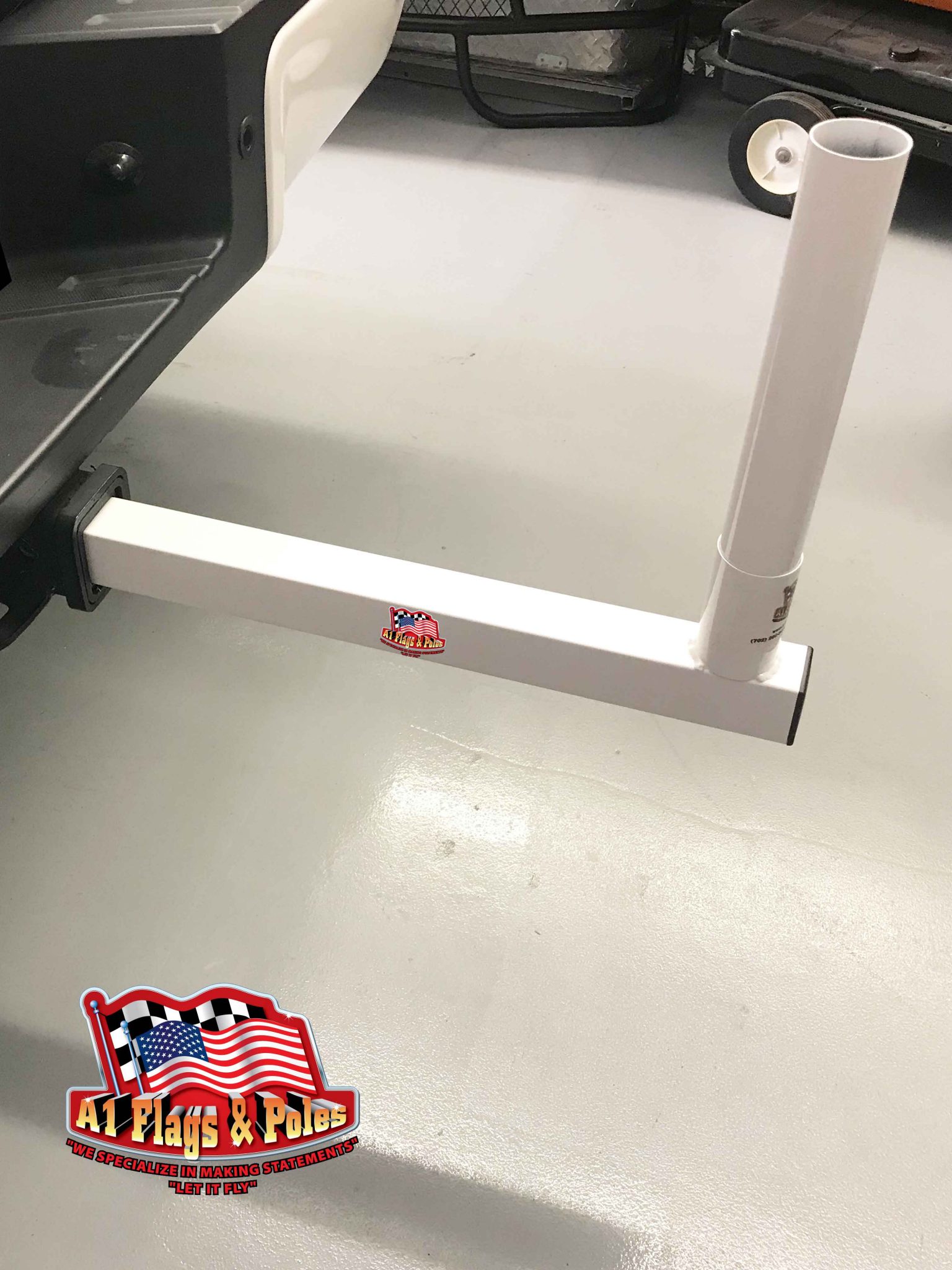 Bumper Flagpole Mount RV Flagpole Mount Camp Trailers Car